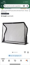 GoSports ELITE Golf Practice Net with Steel Frame - 10 by 7 - New in Box