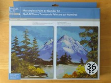 Artist's Loft Paint By Number Kit Mountain Nature Scene, Intermediate Difficulty