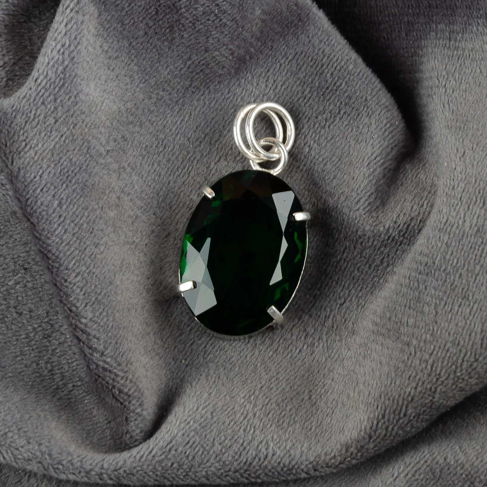 CHROME HEARTS Ciondolo Minimo Matrimonio Argento Sterling 925 Cromo Diapside Affare Giorno dell'Amicizia