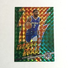2022-23 Panini Mosaic - Thunder Road Green Mosaic Prizm #19 Kyrie Irving