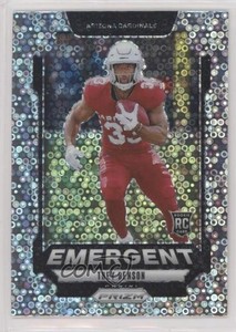 2024 Panini Prizm Emergent No Huddle Prizm Trey Benson #17 Rookie RC