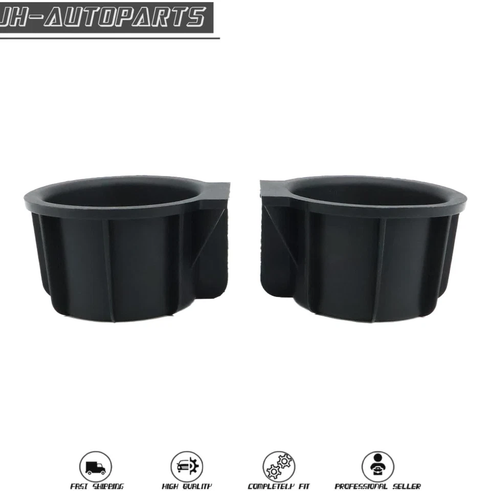 For 09-14 Ford F-150 2 Pcs Front Center Console Cup Holder Insert 9L3Z1513562CB - Image 4 of 4