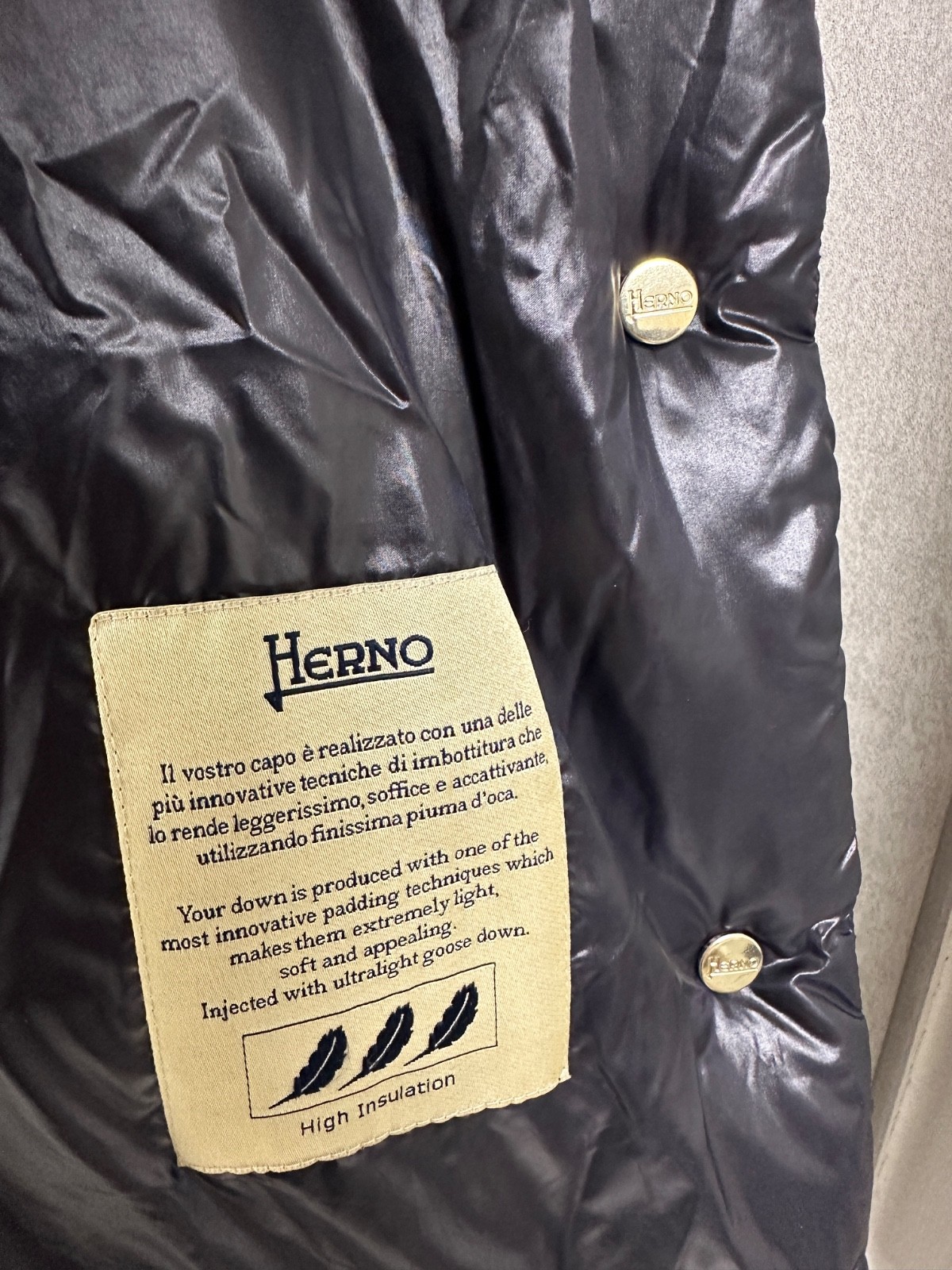 Herno Authentic Puffer Down Jacket Very Deep Blue… - image 10