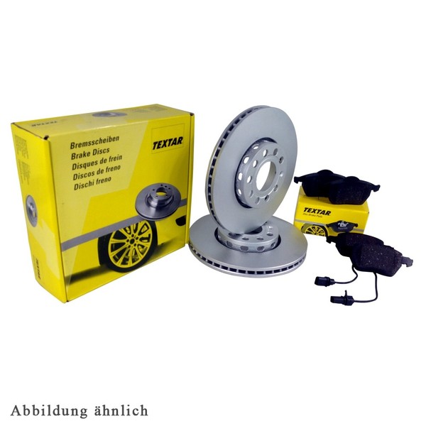 Textar Bremsenset Vorne Bremsscheiben BremsbeläGe FüR Vw T5 2E4-image