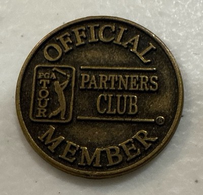 PGA Tour Golf Charter Member Partners Club Double Sided Token Coin Collector