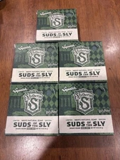 5 Bars × Dr Squatch Soap Suds Of The Sly Harry Potter Slytherin House NIB