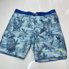 Tommy Bahama Baja Bird's Eye View Boardshorts Size XL