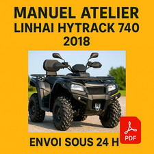 Manuel Atelier Linhai Hytrack 740 2018 Revue Technique Moto Français RMT CD PDF