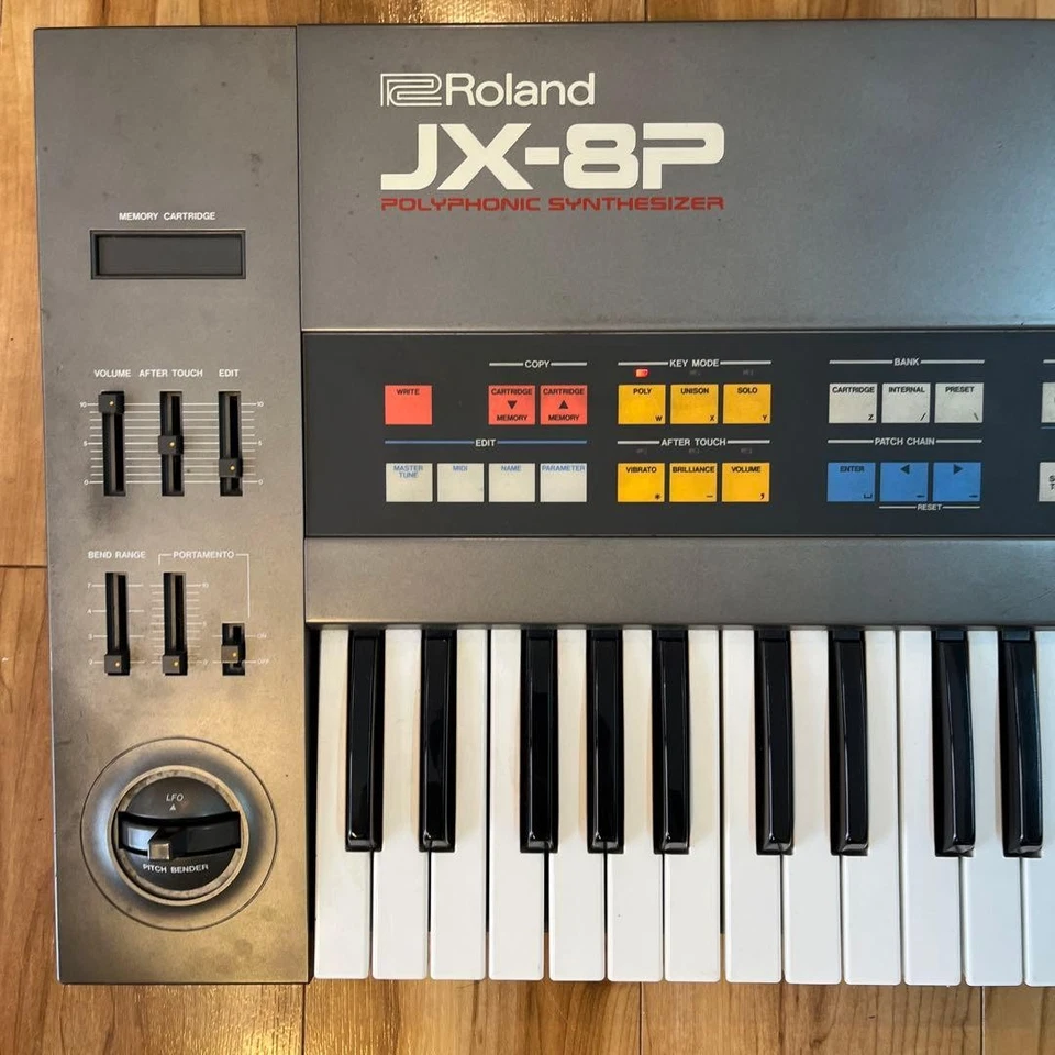 Roland JX-8P Synthesizer 61 keys keyboard Working Confirmed - Image 2 of 4