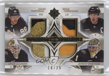 2023 Ultimate Collection Gold 10/25 David Pastrnak Brad Marchand Quad Patch 1a6c