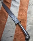 Civil War–Era Bowie Knife with Silver-Mounted Handle, c. 1860–1865