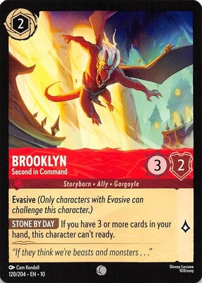 Brooklyn Second in Command 120/204 Whispers in the Well Disney Lorcana