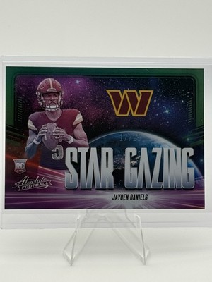 2024 Panini Absolute Star Gazing Green Spectrum Rookie Jayden Daniels /25 Comma 