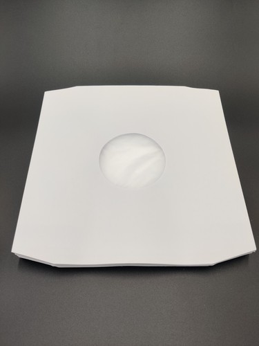 12" Polylined White Inner Paper Record Sleeves x 100 - Imagen 2 de 8