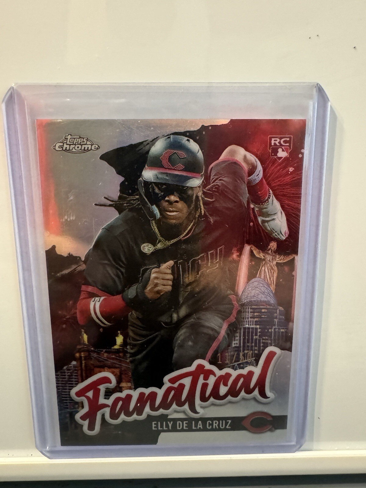 2024 Topps Chrome Baseball Elly De La Cruz Fanatical Rookie 11/50 FAN-9 SSP