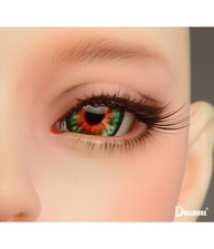Hand Made eyes for YoSD MSD doll 12mm - Omga Flat Round Glass Eyes FE16 