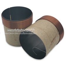 2pcs 51.5mm 8ohm BASV Bass Voice Coil Woofer Speaker Sound Drive Repair 4-Layer
