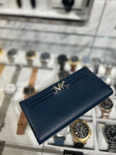 Michael Kors Reed Women Ladies Large PVC or Leather Flat Wallet Clutch Credit MK - Picture 107 of 113