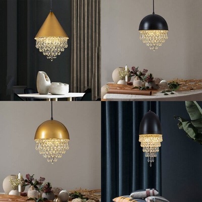 Bar Crystal Lamp Bedroom Pendant Light Dinning Room Lighting Home Ceiling Light