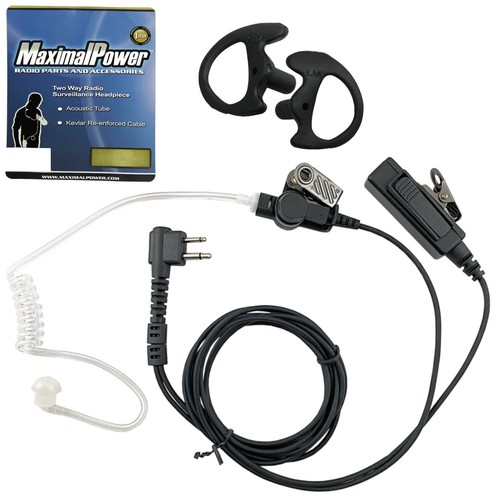 Security Surveillance Earpiece Headset for Motorola Radio DTR-650 410 Combo Set - Afbeelding 1 van 12