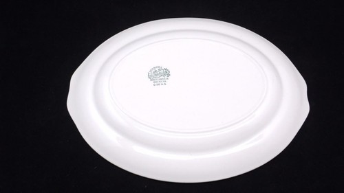 Homer Laughlin Oval Serving Platter Eggshell Georgian Berry Greenbriar 12 inches - Picture 5 of 6