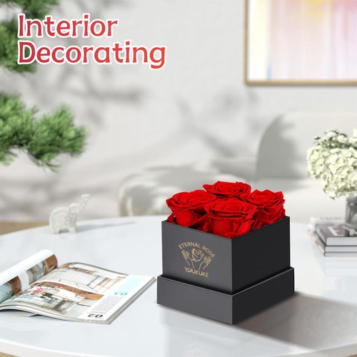 Rosenbox Infinity Rosen,Konservierte Rose,Ewige Rose,Geburtstagsgeschenke Frauen - Bild 6 von 18