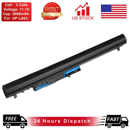 29Wh LA03 Battery for HP 14-Y 15-F 15-F271WM 15-F272WM 775625-121 776622-001 US - Picture 1 of 9