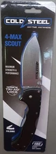 Cold Steel 62RQ 4-Max Scout Lockback Folding Knife - AUS10 Steel
