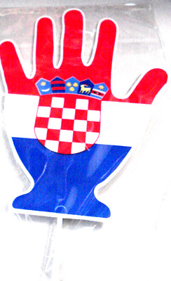 Winkehand m.Sauger fürs Auto Kroatien Fussball Fanartikel WM 2018