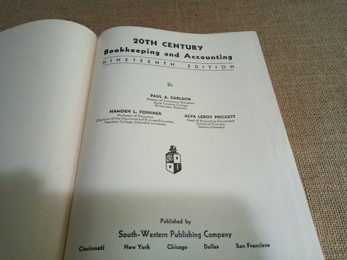 20th Century Bookkeeping and Accounting Hardcover Book 1947 - Picture 8 of 12