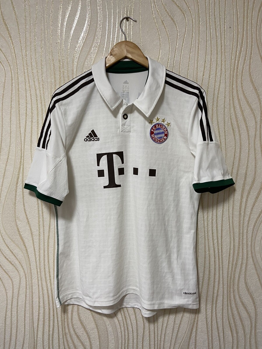 BAYERN MUNICH 2013 2014 AWAY FOOTBALL SHIRT SOCCER JERSEY ADIDAS