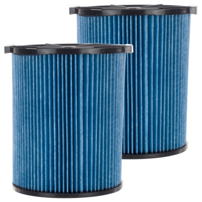 2 Pack 3-Layer Cartridge Filters #72952 for RIDGID VF5000 5-20 Gal Wet Dry Vacs