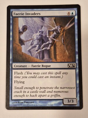 Faerie Invaders - Magic 2013 Core Set M13 - Magic the Gathering MTG Nice!