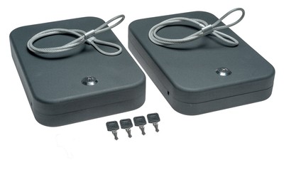 Gun Vault XXLarge Lock Box 2 Pack Keyed Alike Car Truck Home Safe Travel Jewelry