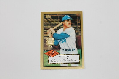 Duke Snider 2002 Topps 1952 World Series Reprint #37 Gold Card | eBay
