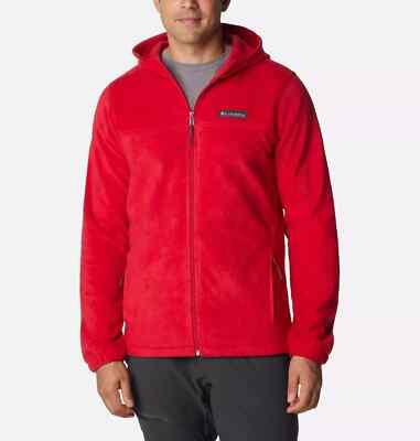 Columbia Steens Mountain Full Zip Hoodie Mens Size XL Mountain Red NEW NWT 
