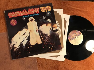 Parliament Live P Funk Earth Tour 1977 Funk Soul 2 LP Vinyl Record