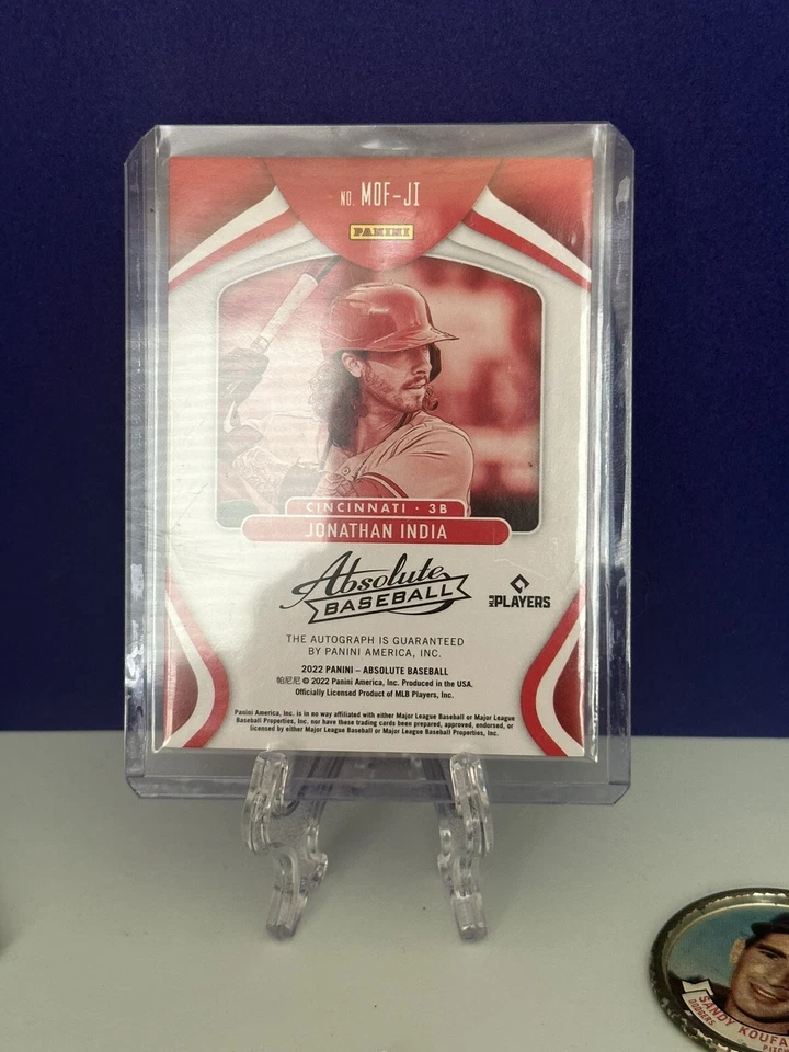 JONATHAN INDIA AUTO SSP #15/199 Mint See Pics! 2022 Panini 2021 NL ROY 🏆 - Image 2 of 4