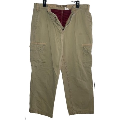 Eddie Bauer Fleece Flannel Lined Pants 