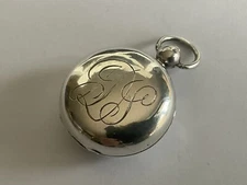 Beautiful Victorian Solid Silver Sovereign Case by William Neale Chester 1895