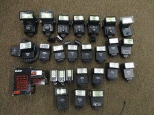 Vivitar 285 283 252 flashes 25 assorted no return over 15 are working