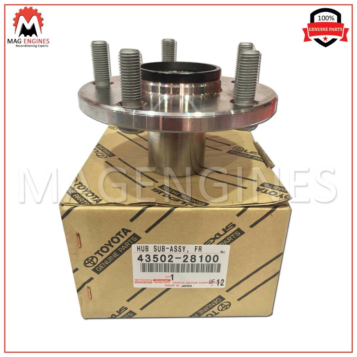 SUBARU☆TA 43502BZ200 Genuine Toyota HUB SUB-ASSY, FR AXL 43502-BZ200