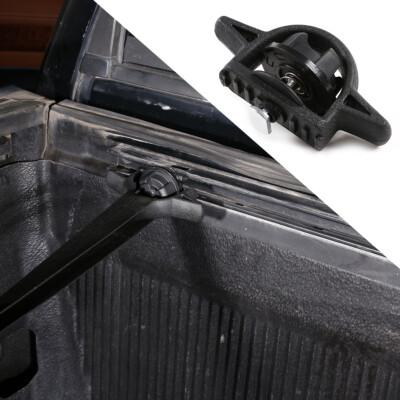 2*Black Stainless Steel Fixed Tailgate Cargo Container Anchor For Toyota Tundra