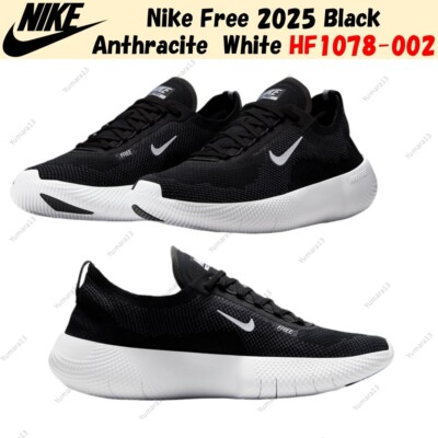 スニーカー Nike Free 2025 M Black and Thrust White HF1078002 HF1078-002 Nike Free 2025 Black Anthracite White HF1078-002 Men's Size