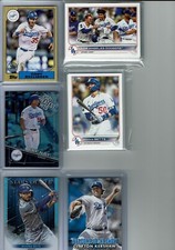 2022 Topps Baseball Series 1 & 2 Los Angeles Dodgers Team Set (26) Base Cards ++