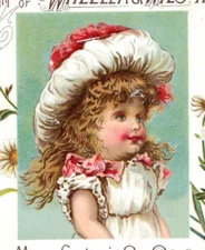 1880s Wheeler & Wilson Mfg. Co. Adorable Child Set Of 3 P179