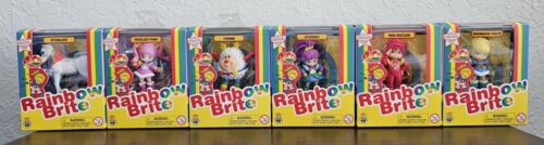 Rainbow Brite ensemble complet de 6 jouets CheeBee TLS neufs dans leur boîte - Photo 1/11