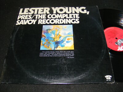 LESTER YOUNG Gatefold 2 LP Pres The Complete Savoy Recordings 1976 40s era Sides