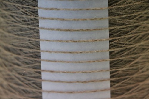 B04 (88€/kg) 250g 70% ANGORA / KASCHMIR TAUPE (17/2) Wolle Zwirn Strick Lace - Bild 4 von 4