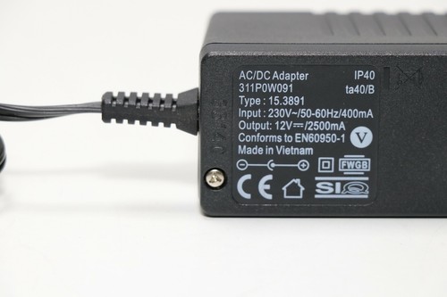 Original AVM Steckernetzteil 12V 2,5A für AVM Fritz!Box 7390/7490/7590 und 6490 - Bild 2 von 2